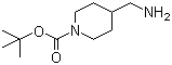 structure of CAS# 144222-22-0, 1-Boc-4-(aminomethyl)piperidine