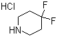 structure of CAS# 144230-52-4, 4,4-Difluoropiperidine hydrochloride