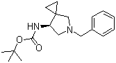 [(7S)-5-(Phenylmethyl)-5-azaspiro[2.4]hept-7-yl]carbamic acid tert-butyl ester molecular structure (CAS 144282-37-1)
