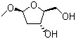 甲基-2-脱氧-beta-L-赤式戊呋喃糖分子结构 (CAS 144301-85-9)