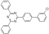 structure of CAS# 1443049-84-0, 2-(3'-Chloro[1,1'-biphenyl]-4-yl)-4,6-diphenyl-1,3,5-triazine