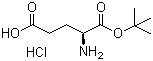 structure of CAS# 144313-55-3, L-Glutamic acid 1-tert-Butyl ester hydrochloride