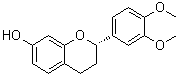 (2S)-2-(3,4-Dimethoxyphenyl)-3,4-dihydro-2H-1-benzopyran-7-ol molecular structure (CAS 1443218-16-3)