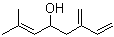 2-Methyl-6-methylene-2,7-octadien-4-ol molecular structure (CAS 14434-41-4)