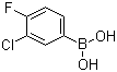 3-Chloro-4-fluorophenylboronic acid molecular structure (CAS 144432-85-9)