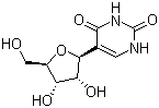 Pseudouridine molecular structure (CAS 1445-07-4)