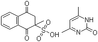 CAS 登录号：14451-99-1, 二甲基嘧啶醇亚硫酸甲萘醌