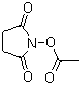 structure of CAS# 14464-29-0, 1-(Acetoxy)pyrrolidine-2,5-dione