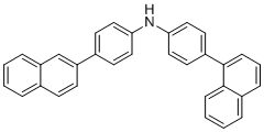 structure of CAS# 1446448-95-8, 4-(1-萘基)-N-[4-(2-萘基)苯基]苯胺