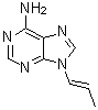 CAS 登录号：1446486-33-4, 9-(1E)-1-丙烯-1-基-9H-嘌呤-6-胺
