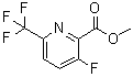 3-Fluoro-6-trifluoromethylpyridine-2-carboxylic acid methyl ester molecular structure (CAS 1446509-52-9)