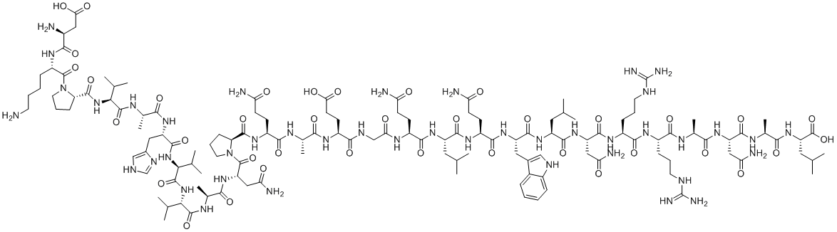 structure of CAS# 144796-70-3, TNF-α(10-36) (human)