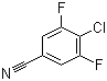 3,5-Difluoro-4-chlorobenzonitrile molecular structure (CAS 144797-57-9)