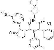 structure of CAS# 1448347-49-6, Ivosidenib