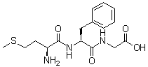 CAS 登录号：14492-15-0, L-蛋氨酰-L-苯丙氨酰甘氨酸