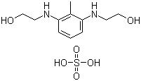 CAS 登录号：144930-25-6, 2,6-二(2-羟乙基氨基)甲苯硫酸盐