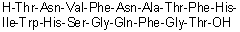 CAS # 1449383-83-8, L-Threonyl-L-asparaginyl-L-valyl-L-phenylalanyl-L-asparaginyl-L-alanyl-L-threonyl-L-phenylalanyl-L-histidyl-L-isoleucyl-L-tryptophyl-L-histidyl-L-serylglycyl-L-glutaminyl-L-phenylalanylglycyl-L-threonine