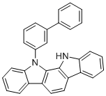 structure of CAS# 1449754-80-6, 11-([1,1'-Biphenyl]-3-yl)-11,12-dihydroindolo[2,3-a]carbazole