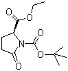 structure of CAS# 144978-35-8, Boc-D-焦谷氨酸乙酯
