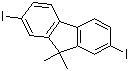 structure of CAS# 144981-86-2, 2,7-二碘-9,9-二甲基芴