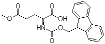 structure of CAS# 145038-50-2, Fmoc-L-Glutamic acid gamma-methyl ester