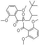 Bis(2,6-dimethoxybenzoyl)(2,4,4-trimethylpentyl)phosphine oxide molecular structure (CAS 145052-34-2)