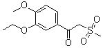 CAS # 1450657-28-9, 1-(3-Ethoxy-4-methoxyphenyl)-2-(methylsulfonyl)ethanone