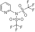 structure of CAS# 145100-50-1, 2-[N,N-双(三氟甲基磺酰基)氨基]吡啶