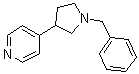 CAS # 145105-06-2, 4-[1-(Phenylmethyl)-3-pyrrolidinyl]pyridine