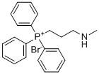 structure of CAS# 145126-87-0, (3-(Methylamino)propyl)triphenylphosphonium bromide