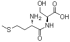 L-蛋氨酰-L-丝氨酸分子结构 (CAS 14517-43-2)