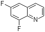 6,8-Difluoroquinoline molecular structure (CAS 145241-75-4)