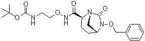 CAS # 1452466-19-1, N-[2-[[[[(1R,2S,5R)-7-Oxo-6-(phenylmethoxy)-1,6-diazabicyclo[3.2.1]oct-2-yl]carbonyl]amino]oxy]ethyl]carbamic acid 1,1-dimethylethyl ester