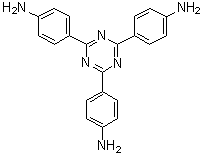 structure of CAS# 14544-47-9, 2,4,6-Tris(4-aminophenyl)-1,3,5-triazine