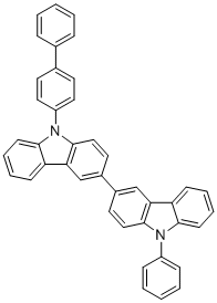structure of CAS# 1454567-05-5, 9-[1,1'-Biphenyl]-4-yl-9'-phenyl-3,3'-bicarbazole