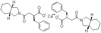 Mitiglinide calcium molecular structure (CAS 145525-41-3)