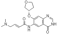 CAS 登录号：1456696-14-2, (2E)-N-[3,4-二氢-4-氧代-7-[[(3S)-四氢-3-呋喃基]氧基]-6-喹唑啉基]-4-(二甲基氨基)-2-丁烯酰胺