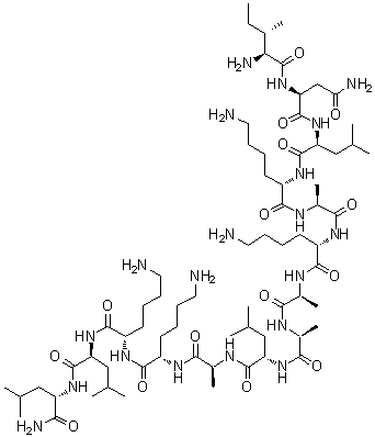 structure of CAS# 145854-61-1, Mastoparan 17