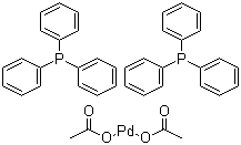 structure of CAS# 14588-08-0, 三苯基膦醋酸钯