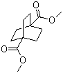 双环[2.2.2]辛烷-1,4-二羧酸二甲酯分子结构 (CAS 1459-96-7)