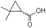 structure of CAS# 14590-53-5, (S)-(+)-2,2-Dimethylcyclopropanecarboxylic acid
