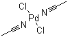 Bis(acetonitrile)palladium(II) chloride molecular structure (CAS 14592-56-4)