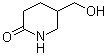 structure of CAS# 146059-77-0, 5-(Hydroxymethyl)piperidin-2-one