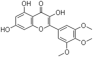 structure of CAS# 146132-95-8, 3,5,7-Trihydroxy-3',4',5'-trimethoxyflavone