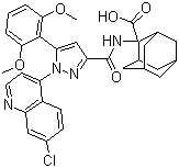 structure of CAS# 146362-70-1, Meclinertant