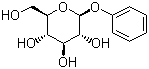 structure of CAS# 1464-44-4, 苯基 beta-D-吡喃葡萄糖苷