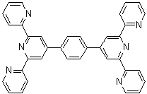 1,4-Bis(2,2':6',2''-terpyridin-4'-yl)benzene molecular structure (CAS 146406-75-9)