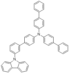 structure of CAS# 1464822-27-2, N,N-Di([1,1'-biphenyl]-4-yl)-3'-(9H-carbazol-9-yl)-[1,1'-biphenyl]-4-amine