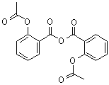 structure of CAS# 1466-82-6, Aspirin anhydride