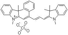 CAS # 14664-57-4, 2-[5-(1,3-Dihydro-1,3,3-trimethyl-2H-indol-2-ylidene)-2-phenyl-1,3-pentadien-1-yl]-1,3,3-trimethyl-3H-indolium perchlorate